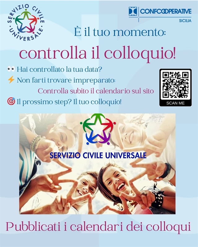 CALENDARI COLLOQUI  - PRIME INFORMAZIONI PER I CANDIDATI