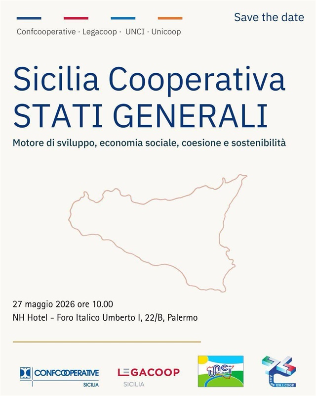 Sicilia Cooperativa, Stati generali: Motore di sviluppo, coesione sociale, sostenibilità