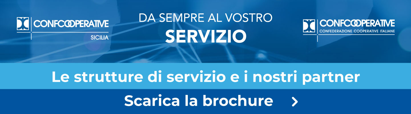 La brochure dei servizi di Confcooperative Sicilia